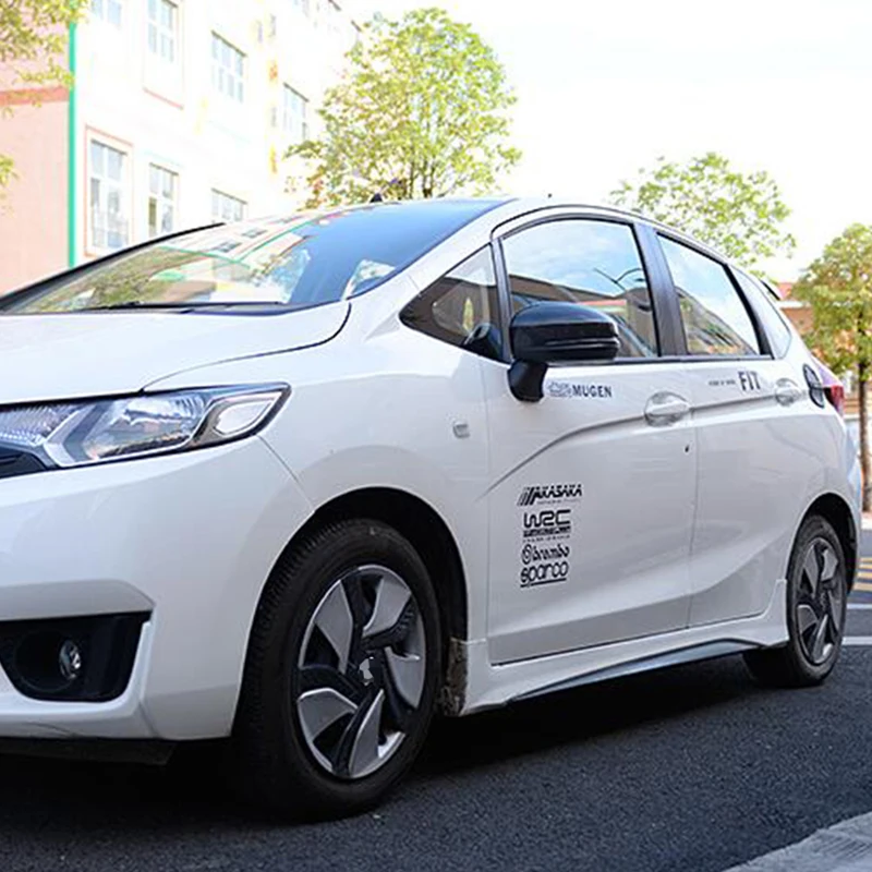 飞度后视镜罩碳纤5