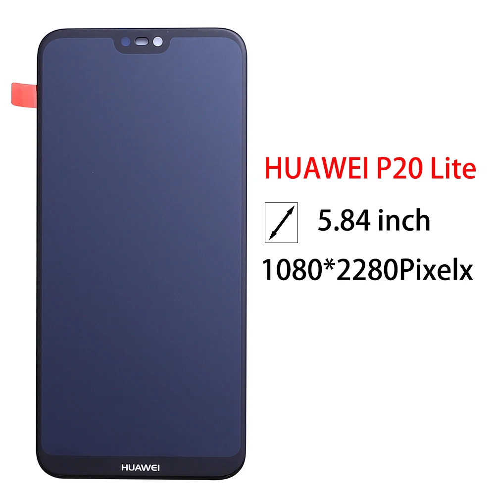 IPS дисплей для HUAWEI P20 Lite с рамкой|Экраны мобильных телефонов| |