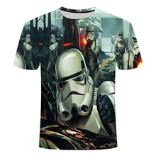 Novo 2019 Dos Homens T-shirt 3D  Star Wars  Deus Azul Ultra Instinto Impresso Ver�o Dos Desenhos Animados t-shirt Tamanho 6XL