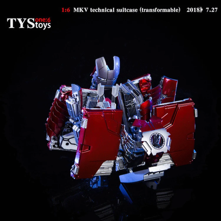 TYStoys 1/6 Мстители Железный человек сцена аксессуар чемодан броня MK5 шарнир Movabe