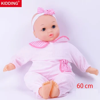 

60 cm baby child born baby doll newborn toy Simulation Doll Soft Children Reborn Doll Toy Emulated Doll boy girl birthday gift