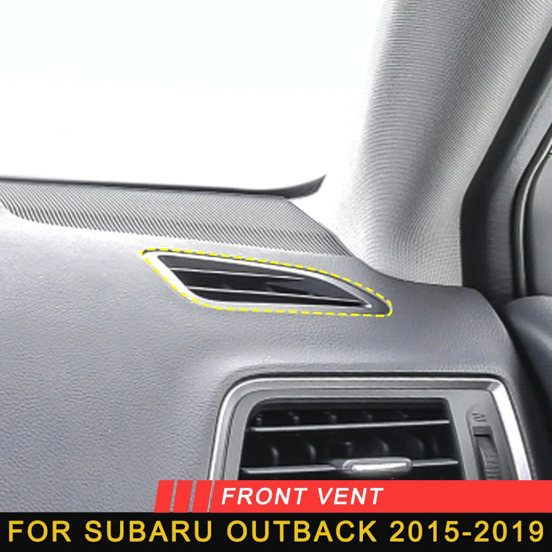 

For Subaru Outback 2015-2019 Car Styling Front Small A/C Air Vent Outlet Panel Cover Trim Sticker Interior Accessories