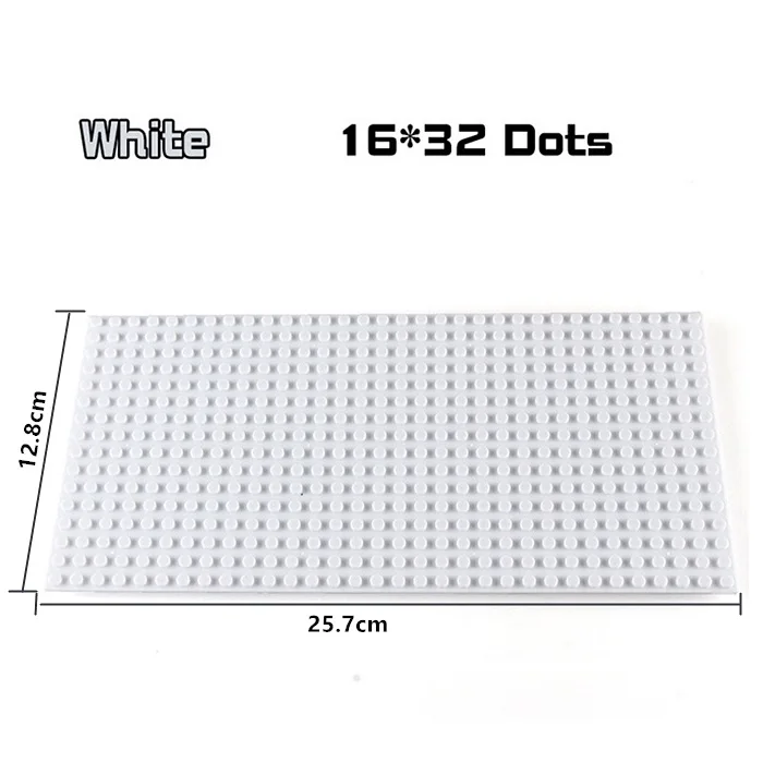 Large Building Blocks Baseplate for Creative Play - DIY Plastic Plate for Kids' Toy Construction