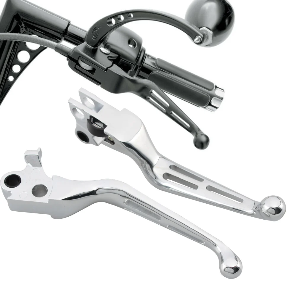 Chrome Hendel Set Ingelaste Rem Koppeling Voor Harley Touring Sportster