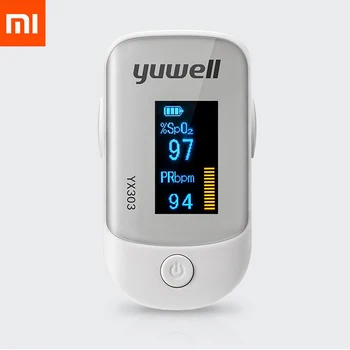 

New xiaomi Yuwell Oximeter OLED screen Digital Fingertip Pulse Care High-speed sensor Auto power off health for home