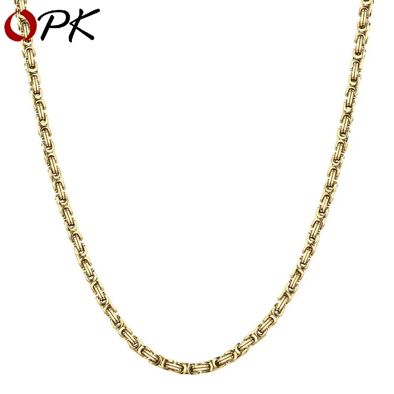 

Europe And America Cool Rough Mad Clavicle Necklace Men Rock And Roll Cool Chunky Chain Titanium Steel Cool Decorations Necklace