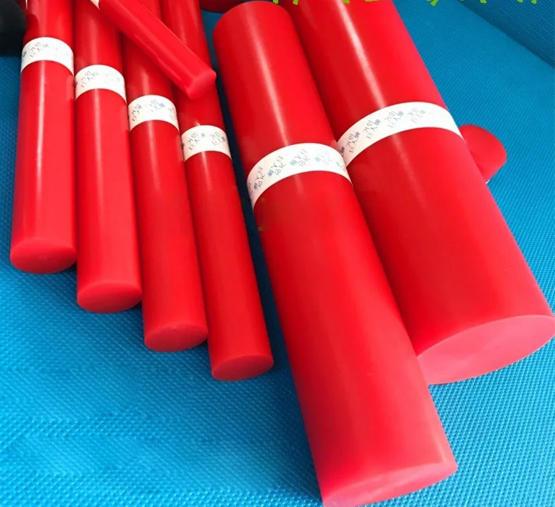 Фото Стержень из полиуретана для осевой стойки 1 шт. 22 мм * 300 красного цвета однотонный