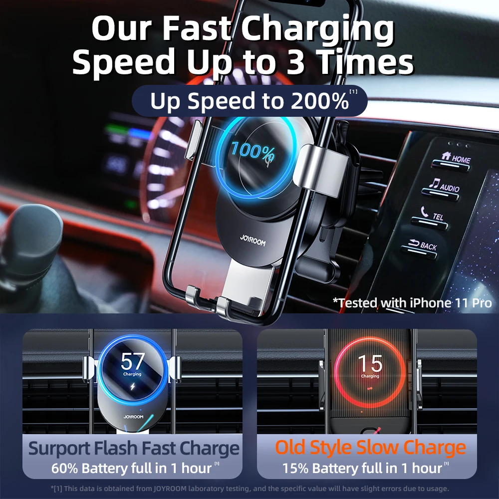 Joyroom 15W Wireless Charger Car Mount for Air