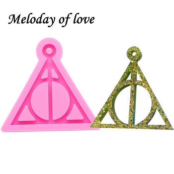 

Shiny Cartoon sign logo DIY molds epoxy resin Mold silicone mold for keychain glossy finish DY0085