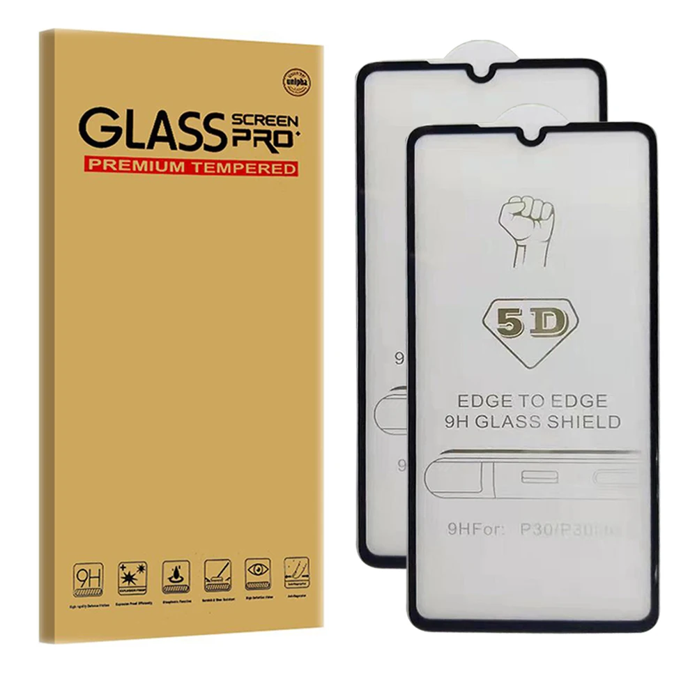 CAMDEMS 5D 6D 100pcs 2in1 Tempered glass protective for HUAWEI 9X NOVA 5I P20 P smart z HONOR 20 8S P30 screen protector