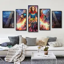 

Marvel The Avengers Spiderman Prints Canvas Painting Room Wall Poster For Office Bedroom Kid Art Home 5 Piece Decoration Cuadros