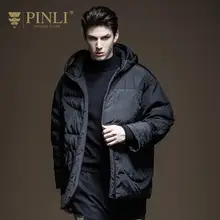 Пуховик Ограниченная серия Pinli, новинка зимы, мужские пальто с капюшоном, мужское короткое пальто B194108182