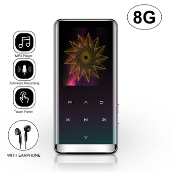 

JNN M13 MP3 Player 1.8-inch TFT Display Touch Button MP3 Bluetooth Player Portable Digital Music Player with 3.5mm Headphones