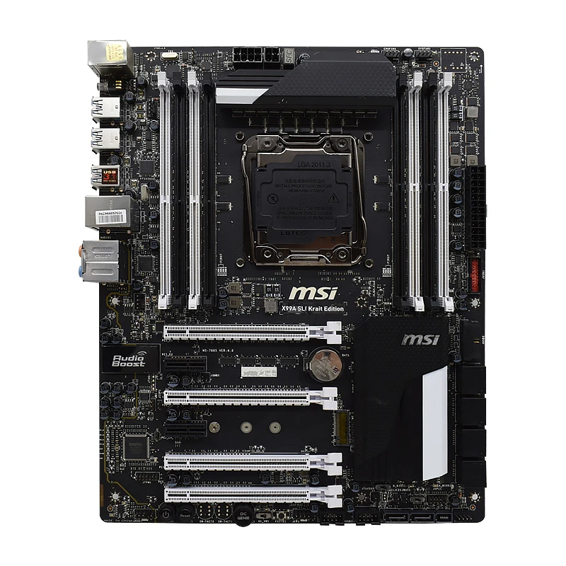 Материнская плата для ПК MSI X99A SLI kсокращения Edition X99 Desktop DDR4 LGA 2011 3 USB3.1