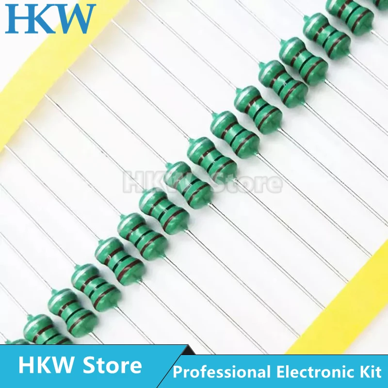 50pcs 0307 1/4W 0410 1/2W 0510 1W Color Ring Inductors DIP Inductance 0.22uH 10mH 2.2UH 4.7UH 10 22 33UH 47 68 100 220 330 uH mH