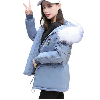 

2019 New Parkas Female Women Winter Coat Thick Cotton Winter Jacket Womens Outwear Parkas for Women Winter Down Cotton Jacket 53