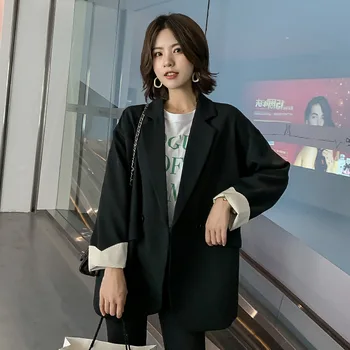 

2020 Autumn New Fashion Small Suit Women's Loose-Fit Versatile Casual Business Suit Elegant Western Style By Age Women Blazers