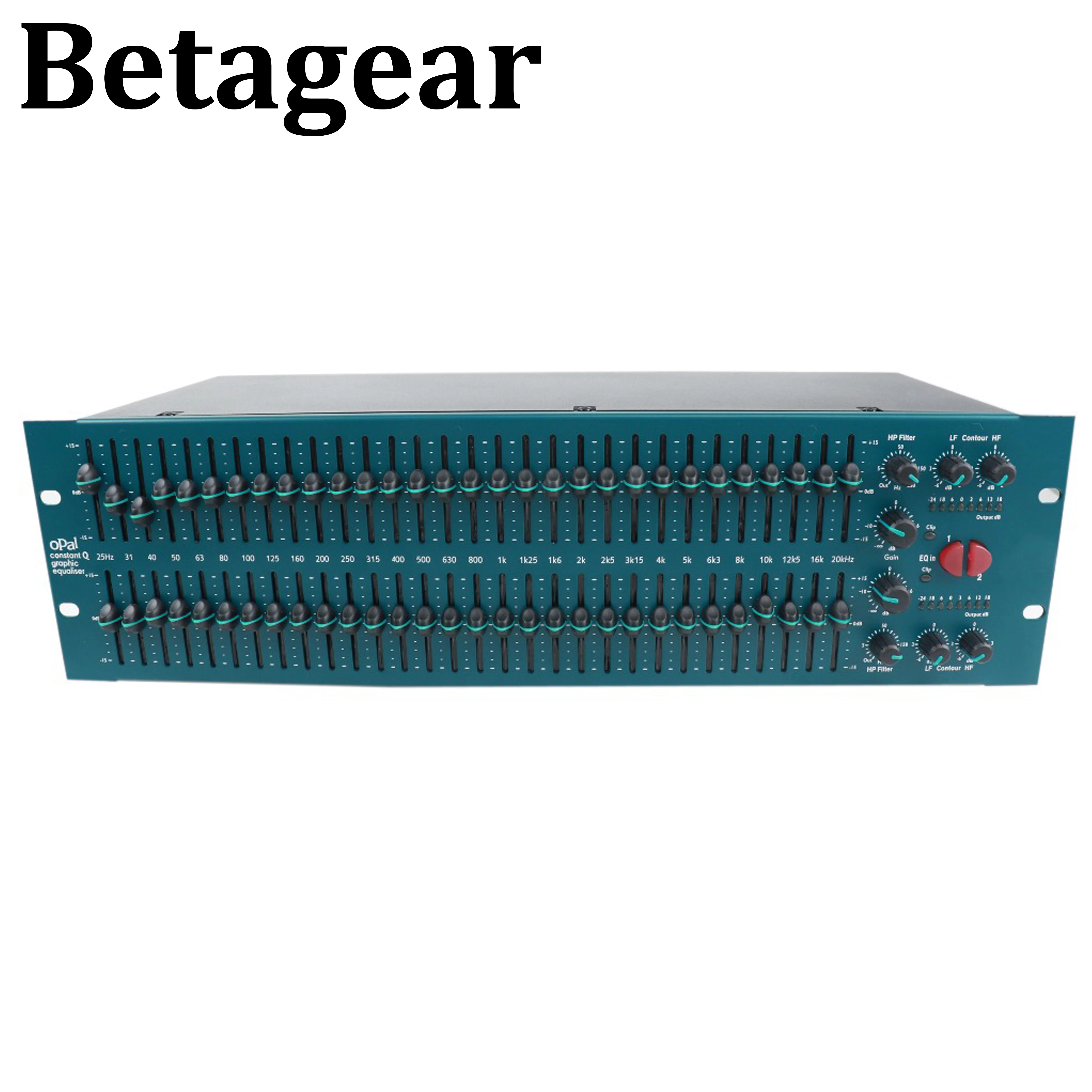 Betagear Dual 31 Band стерео эквалайзер FCS966 громкоговоритель управление графический