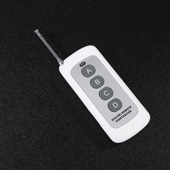 

Household Security Multifunctional Supplies 433MHz Remote Control Switch AC 220-380V 4 Channel Relay Receiver + RF Remote