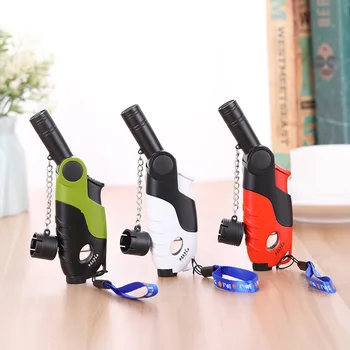 

Cigar Visible Gas Lighter Jet Butane Metal Spray Gun Torch Turbo Lighters Cigarettes Accessories Electronic Smoking Lighters