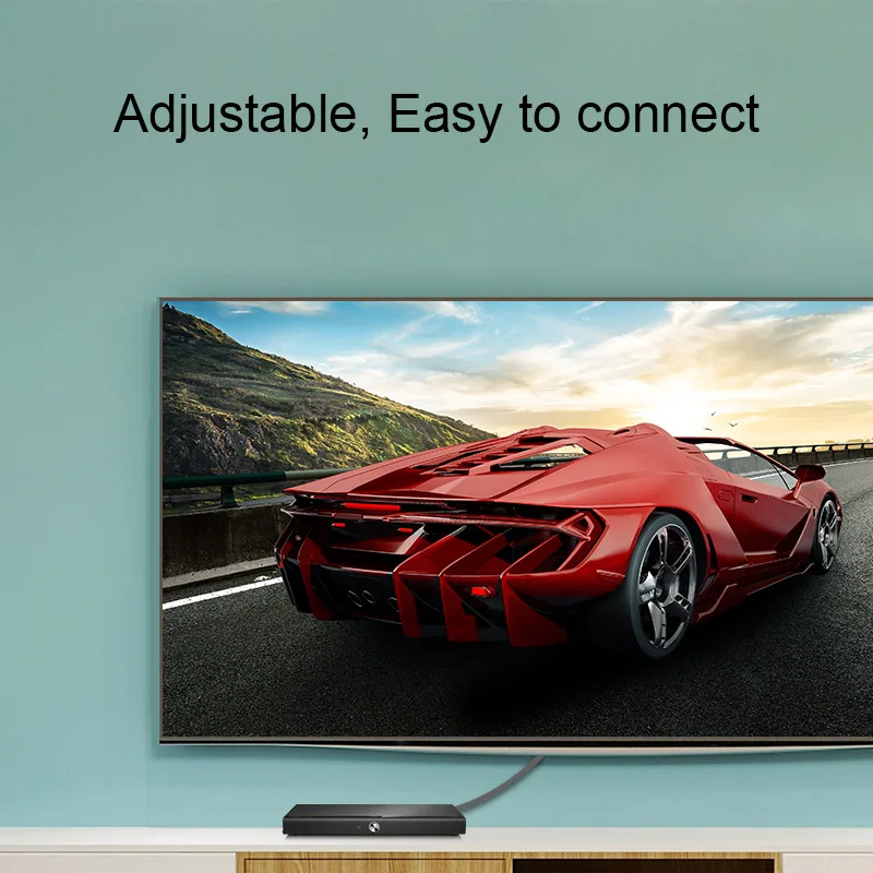 HDMI кабели высокого качества 4K 60Hz вращающийся мультимедийный интерфейс для ТВ монитора проектора