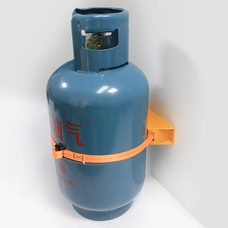 Reinscer 2 pezzi Supporto per bombole di gas propano cilindro supporto da parete per bombole di gas durevole ABS con blu