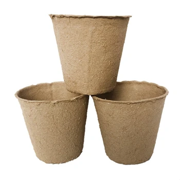 

Seed Starter Peat Pots Kit for Garden Seedling Tray 100% Eco-Friendly Organic Germination Seedling Trays Biodegradable 20 Pack