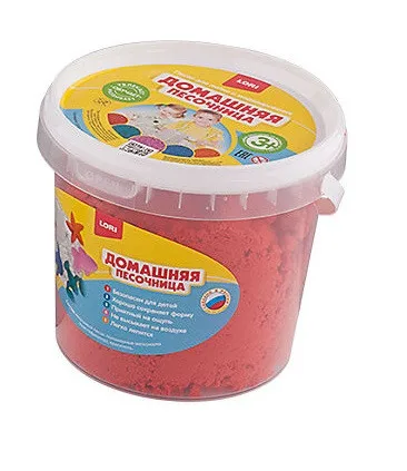 Домашняя песочница «Морской песок» Lori, красный