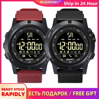 

Sports Smart Watch Blood Pressure Heart Rate Sleep Monitor Pedometer Long Standby Alarm Clock For Android IOS Men Wristband