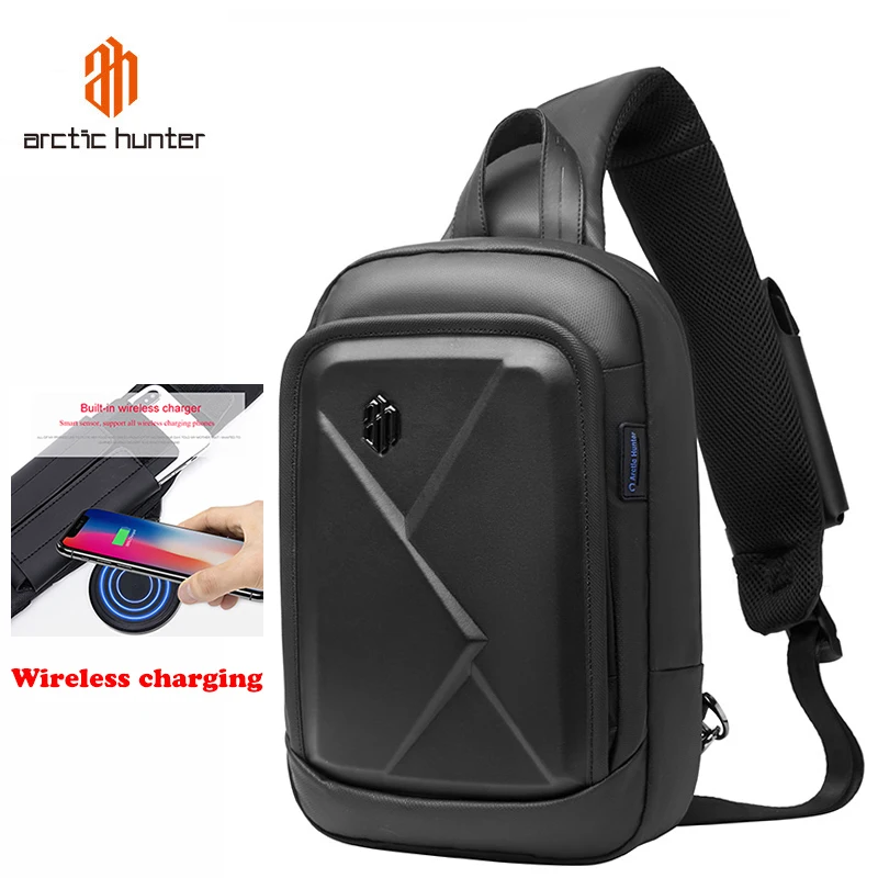 ARCTIC HUNTER Wireless Charging Shoulder Bags Casual Large