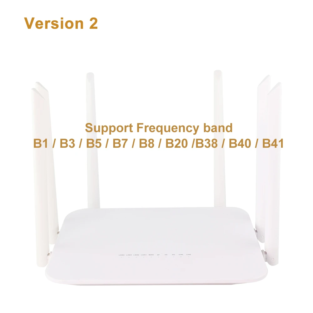 EDUP 4G WiFi 1200Mbps Không Dây WiFi Router Khe Cắm SIM Rj45 Router LTE 2.4G/5GHz Kép 4G Không Dây Kích Sóng 4g wifi router Wireless Routers