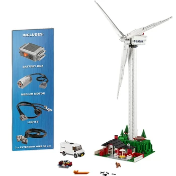 

Creator Expert City Power Vestas Wind Turbine Building Blocks Kit Bricks Classic Science Model Kid Toys For Children Gift Ideas