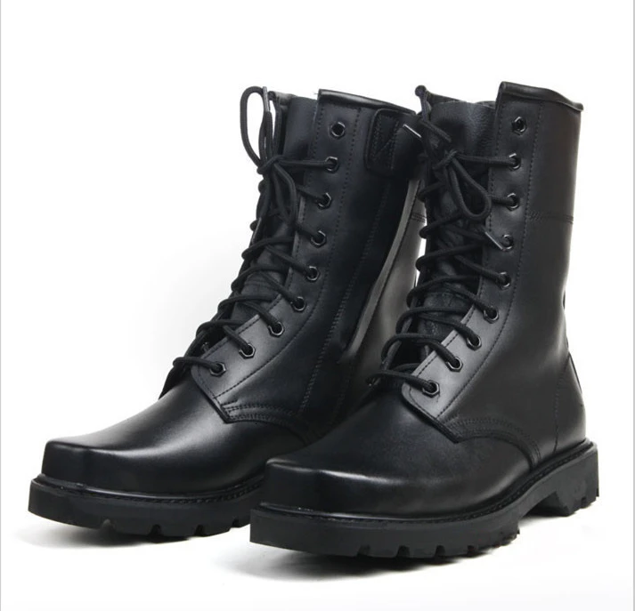 

Steel Toe Work Boots Safety Shoes Mens Work Boots Genuine Leather Retro Motorcycle Boots Waterproof 2019 Winter Men Safety Shoes