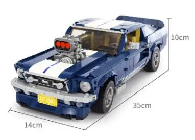 Creator Expert Ford Mustang набор строительных блоков Кирпичи собранные DIY игрушки подарки на день рождения