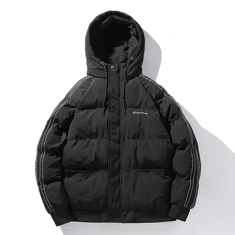 Зимняя мужская куртка Veste Homme Hiver 2019 зимняя однотонная парка с капюшоном брендовая
