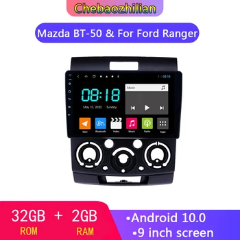 

Android 10.0 Car GPS Navigation mp5 multimedia player For Mazda BT-50 & For Ford Ranger head unit Europe Map Radio WIFI