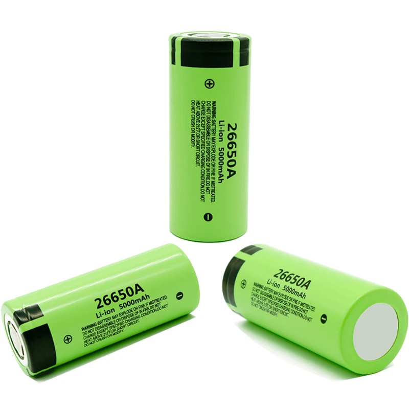 26650 Аккумулятор для Panasonic 26650A 3,7 V 5000mAh высокой емкости 26650 литий-ионные аккумуляторы