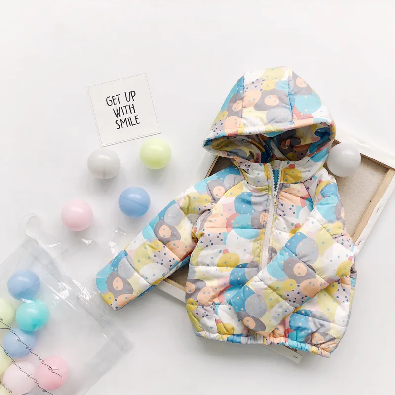 Детский пуховик Tonytaobaby стеганая одежда с хлопковой подкладкой новый стиль для