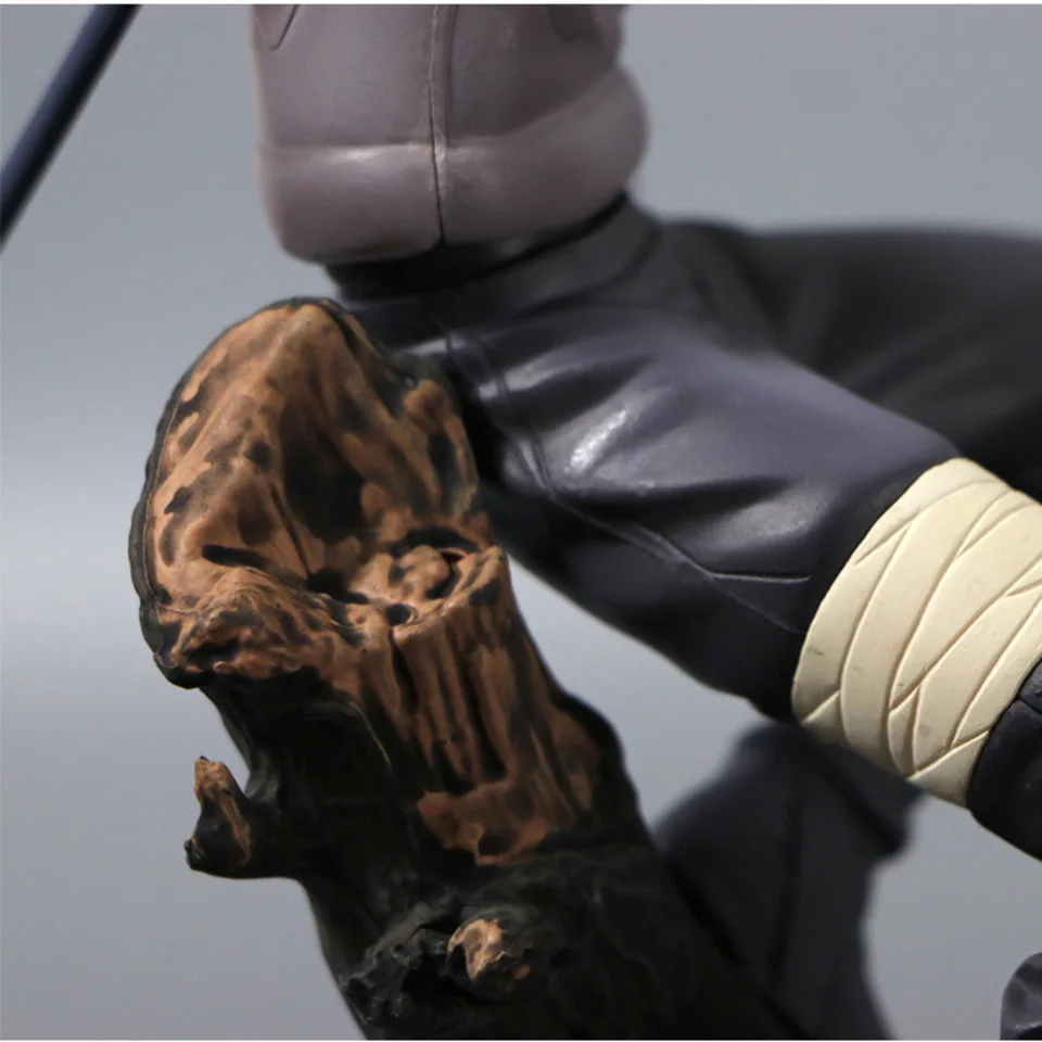 Figurine naruto Hatake Kakashi en PVC, 23CM, tête changeante, personnage d'action The Dark Kakashi, jouet de collection