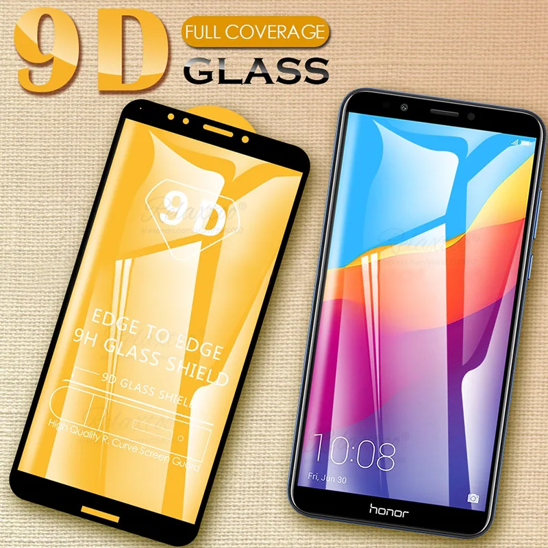 

9D Tempered Glass For Huawei honor 7a 7c pro 7x Full Cover Screen Protector On honor honer hono 7 a c x Film 7Apro 7Cpro glas 9h