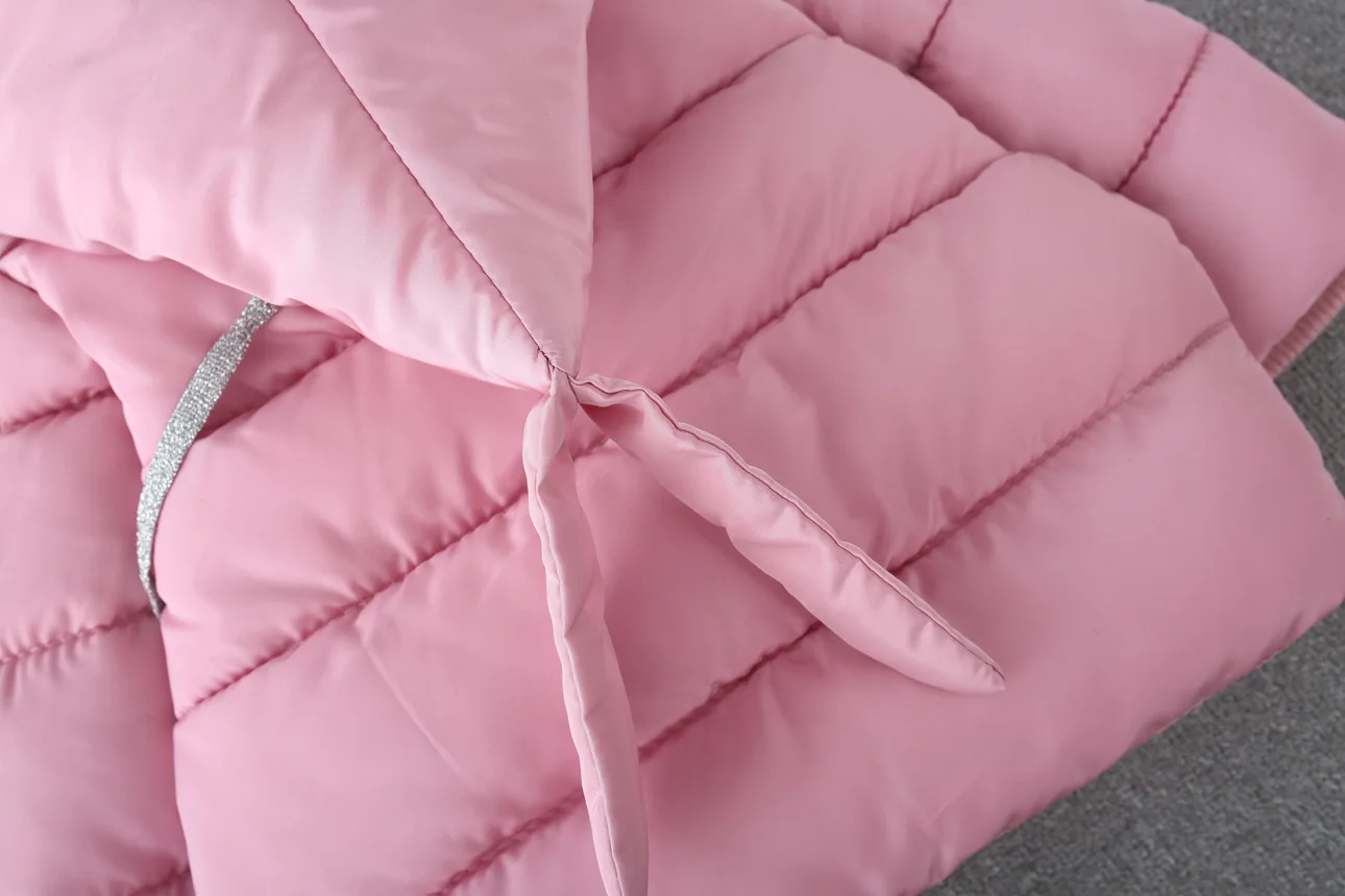 Winter New Style Cotton-padded Jacket Korean-style Girls Petal Hand Cotton of Cotton-padded Jacket Candy-Colored Cotton-pad