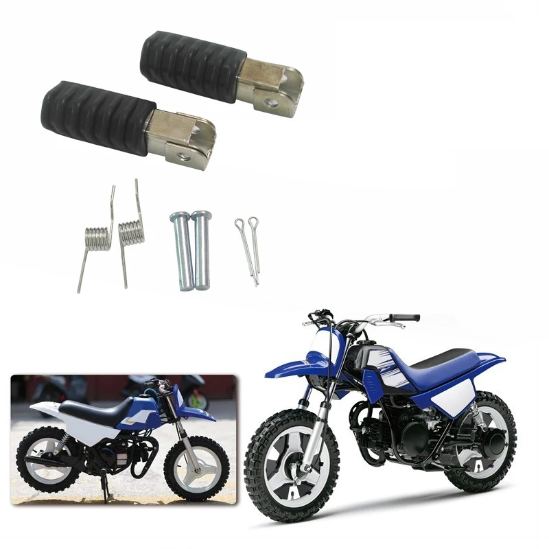Мотоциклетные левые и правые педали для Yamaha Pw50 Pw80 Pw 50 80 Dirt Pit Bike Atv Quad D30