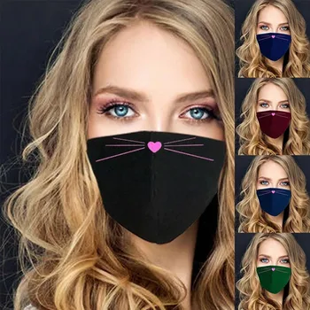 

cosplay mask fashion Women Exhaust Face Mask Breathable Cycling Mask reusable mascarillas reutilizable