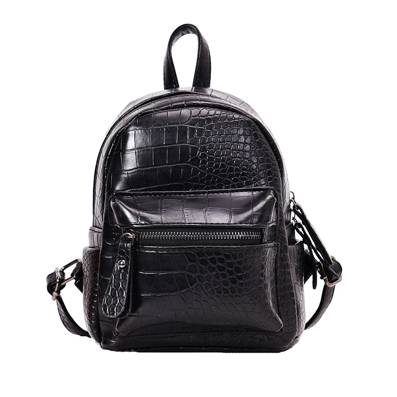 

Women Soft PU Leather Mini Backpack Women Stone Pattern Multifunction Backpacks For Girls Small Back pack Ladies Casual Daypack