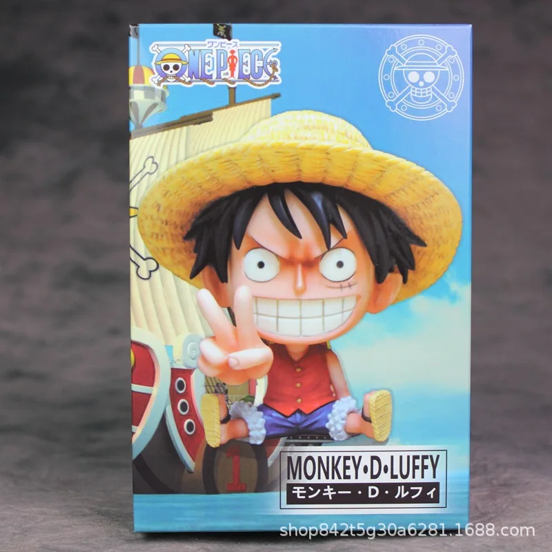 

One Piece Victory Confident of Luffy Car Mounted One Piece Garage Kit Luffy Straw Hat Gift