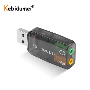 

Usb Sound Card 5.1 External USB to Jack 3.5mm Headphone Audio Adapter Micphone Sound Card For Mac Win Compter Android Linux