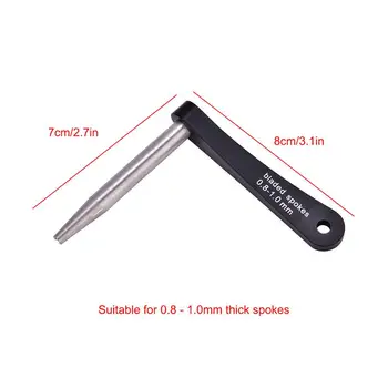 

Flat Spoke Holder Wrench 0.8-1.0 / 1.0-1.3mm Aluminum alloy Spare Auxiliary