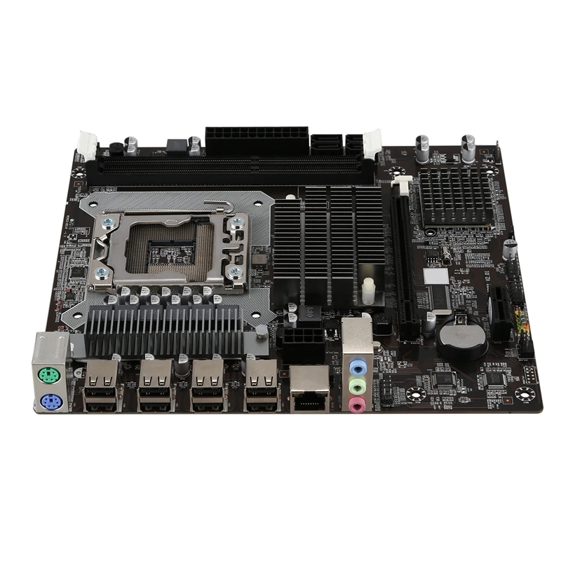 X58 Материнская плата LGA1366 SATA2.0 USB2.0 DDR3 ECC/REG 32G двухканальная RAM память для Xeon серии