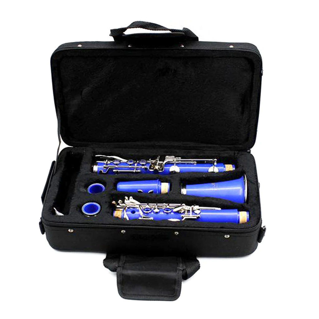 Clarinet Storage Carrying Case Gig Bag Thick Padded Oxford Cloth Waterproof b Flat Student Oboe Trumpet Hard Strap Gig Bag