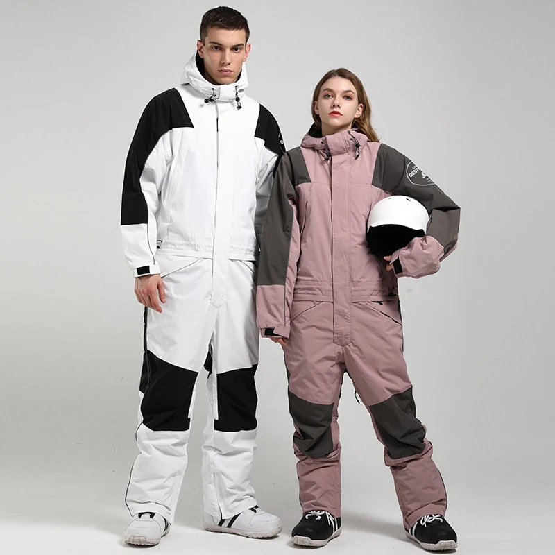 Setelan Ski Jumpsuit Ski Pria Wanita 